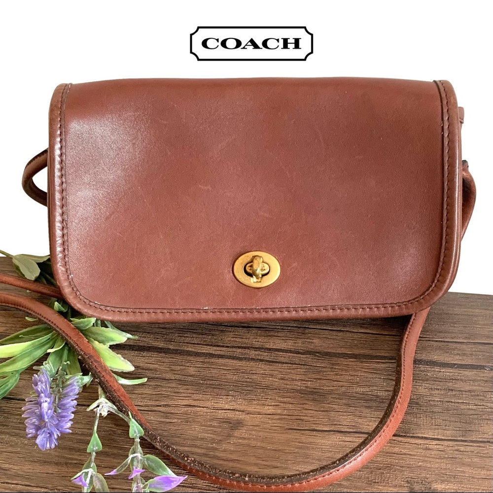Vintage Coach Brown Small Purse Crossbody